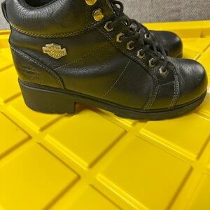 Harley-Davidson Black Leather Boots
